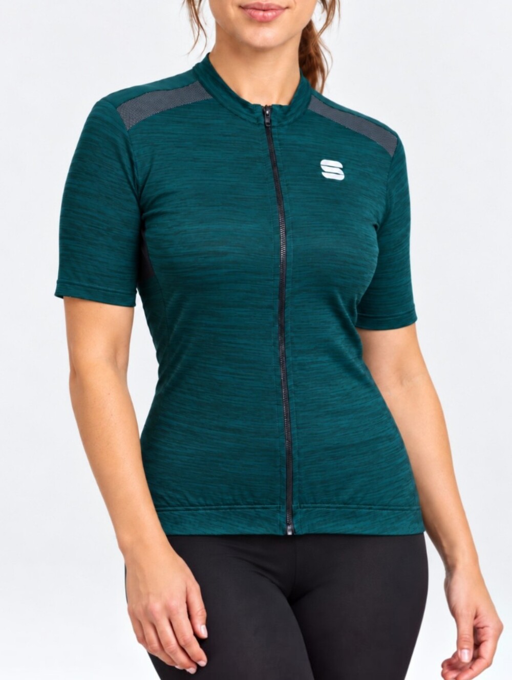 NWT Sportful Giara Women’s Gravel Cycling Jersey Green Full Zip Pockets L